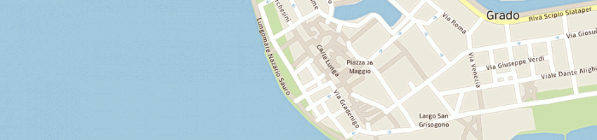 Mappa della impresa hotel antares a GRADO