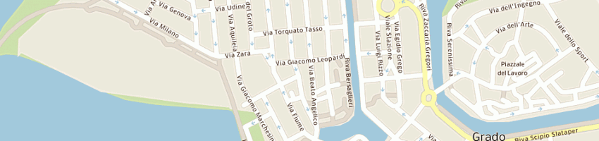 Mappa della impresa scaramuzza mario a GRADO