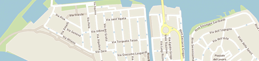 Mappa della impresa zuliani rodolfo a GRADO