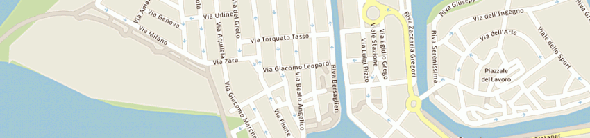 Mappa della impresa radionautica fabrimar a GRADO