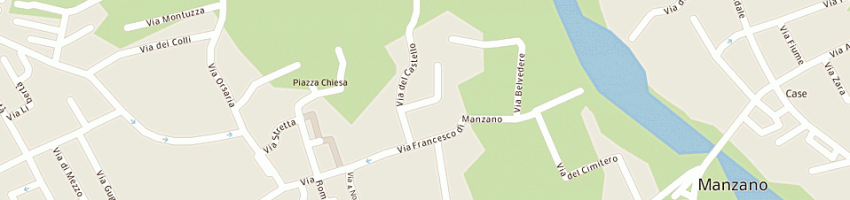 Mappa della impresa tolin franco a MANZANO