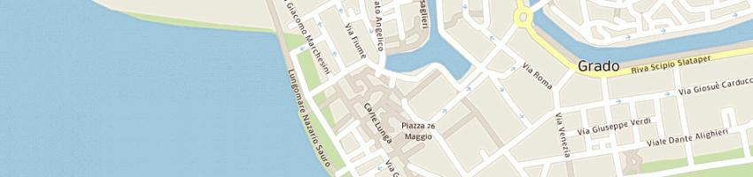 Mappa della impresa ros beniamino a GRADO