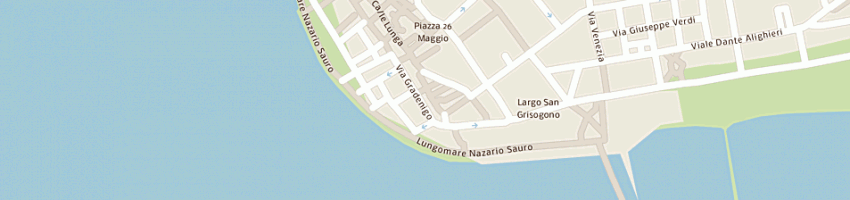 Mappa della impresa padovan grazia elena a GRADO