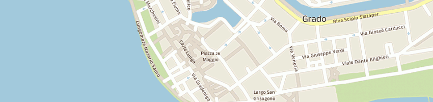 Mappa della impresa dri luciano a GRADO