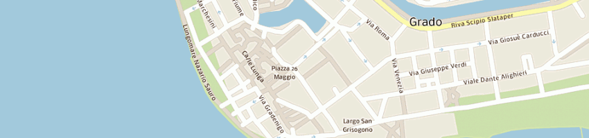 Mappa della impresa caramel sas e c a GRADO