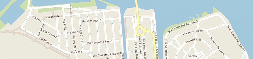 Mappa della impresa coop pescatori di grado scarl a GRADO