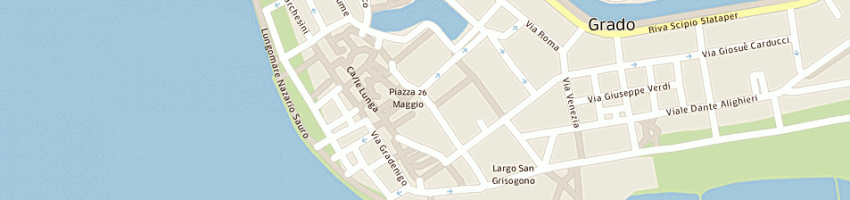 Mappa della impresa banca di cividale spa a GRADO