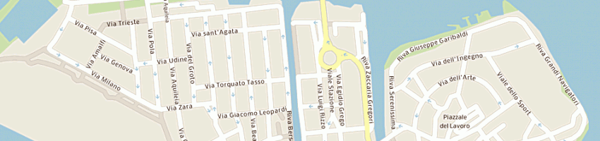 Mappa della impresa america di vettori paolo e c sas a GRADO