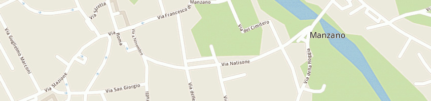 Mappa della impresa immobiliare monica di zamparo monica a MANZANO