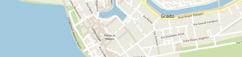 Mappa della impresa panificio san giusto di giacomo ed enea gaddi (snc) a GRADO