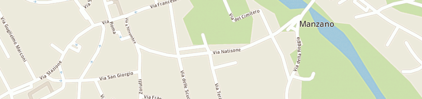 Mappa della impresa fioreria fausto e anita di canzutti anita e c (snc) a MANZANO