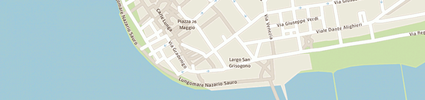 Mappa della impresa tognon roberto a GRADO