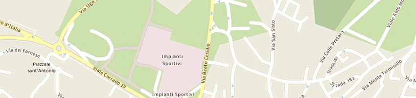 Mappa della impresa pizzeria il canguro a L AQUILA