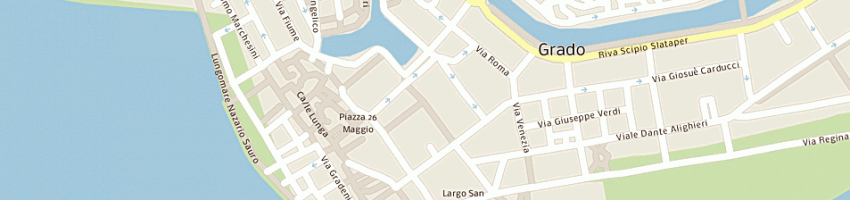 Mappa della impresa chiarcos sas a GRADO