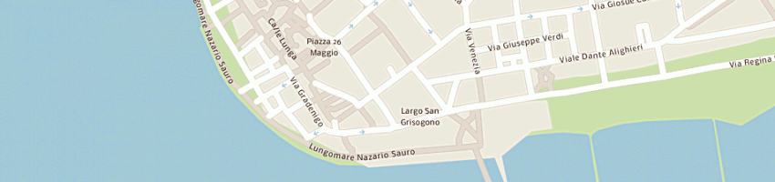 Mappa della impresa blue shop mode a GRADO
