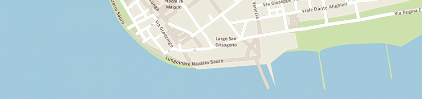 Mappa della impresa lotto shop grado di tonelli e a GRADO