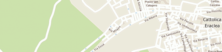 Mappa della impresa l'edilizia sas di mingoia rosario a CATTOLICA ERACLEA