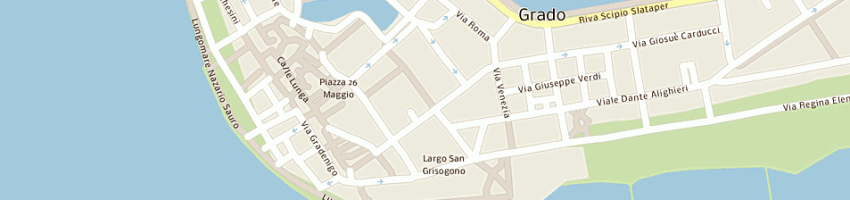 Mappa della impresa cose belle srl a GRADO