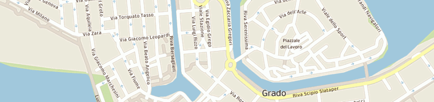 Mappa della impresa ginaldi a GRADO