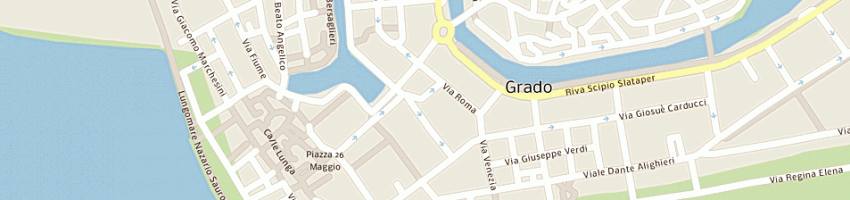 Mappa della impresa guardia di finanza a GRADO