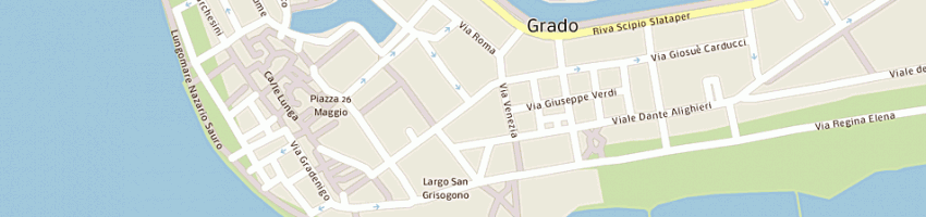 Mappa della impresa pizzeria lo scoiattolo a GRADO