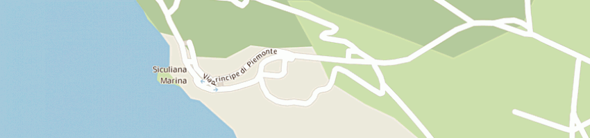 Mappa della impresa hotel residence paguro srl a SICULIANA