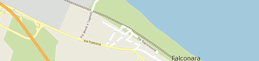 Mappa della impresa pubblikap pubblicita' sas di d del prete e c a FALCONARA MARITTIMA