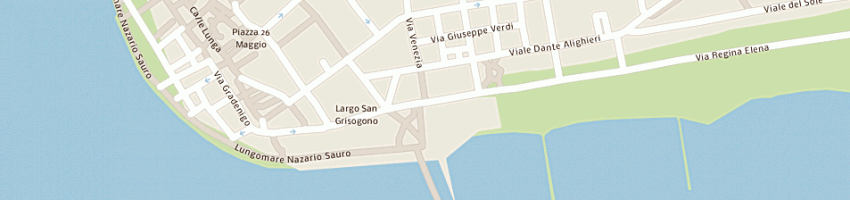 Mappa della impresa mixage shoes a GRADO