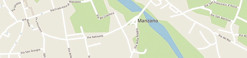 Mappa della impresa bertolutti manuela a MANZANO