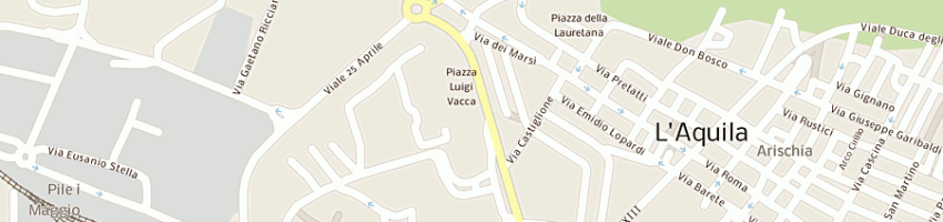 Mappa della impresa uffici giudiziari a L AQUILA
