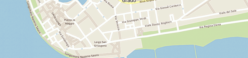 Mappa della impresa bar cristallo di mesce leonardo e c sas a GRADO