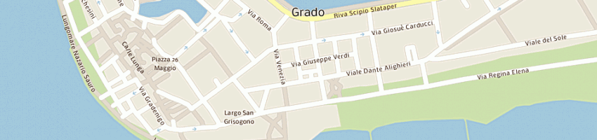 Mappa della impresa amministrazioni condominiali isola d'oro a GRADO