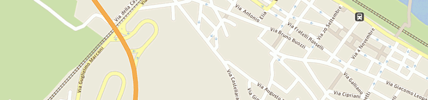 Mappa della impresa buoncompagni danilo e c snc siglabile buoncompagni snc a FALCONARA MARITTIMA