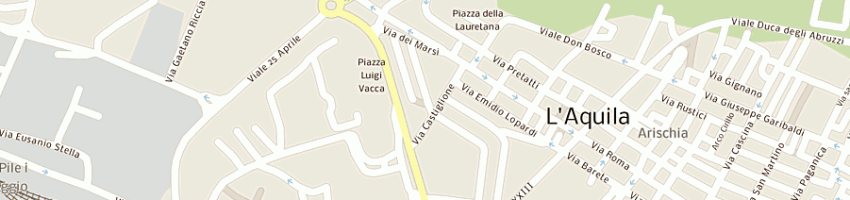 Mappa della impresa moro sas di roberto marzi e c a L AQUILA