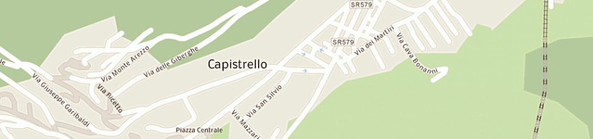 Mappa della impresa proietti giuseppe a CAPISTRELLO
