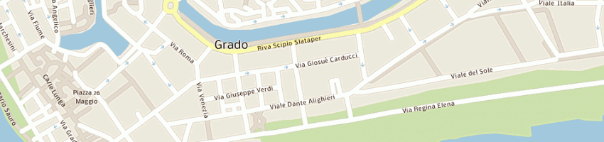 Mappa della impresa antica villa bernt hotel di levrino fausta e c (snc) a GRADO
