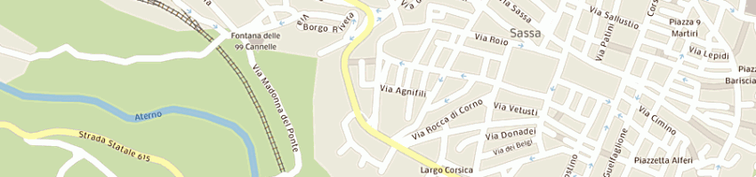 Mappa della impresa carli francesco a L AQUILA
