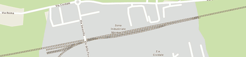 Mappa della impresa chiappo spa a MOIMACCO