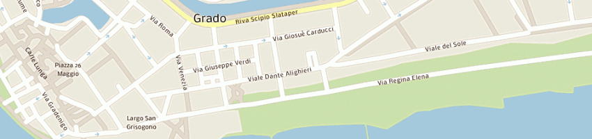 Mappa della impresa albergo villa reale a GRADO