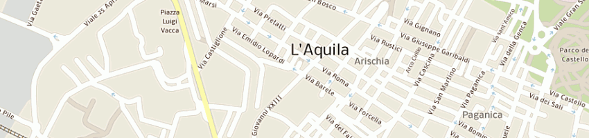 Mappa della impresa de santis giovanni a L AQUILA