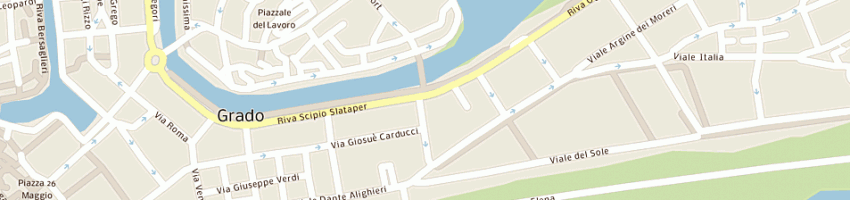 Mappa della impresa carnaro di popazzi giovanni e c - sas a GRADO