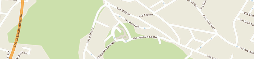 Mappa della impresa scuola elementare a FALCONARA MARITTIMA