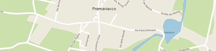 Mappa della impresa santangelo giulio a PREMARIACCO