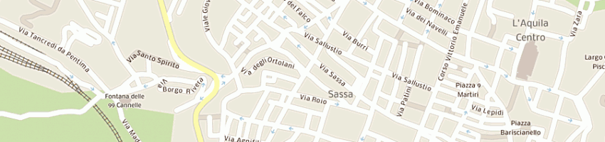 Mappa della impresa banca popolare dell'adriatico soc coop arl a L AQUILA