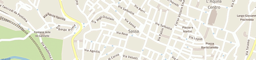 Mappa della impresa sciomenta luciano a L AQUILA