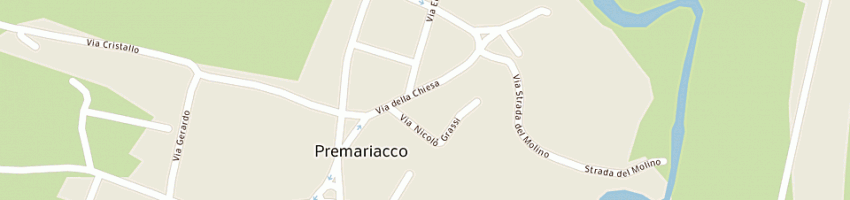 Mappa della impresa back film di nadalutti gian pietro a PREMARIACCO