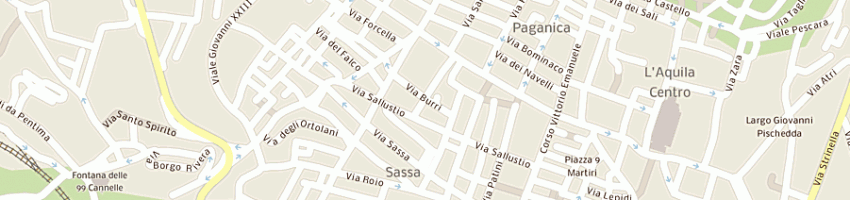 Mappa della impresa zoccoli roberto a L AQUILA
