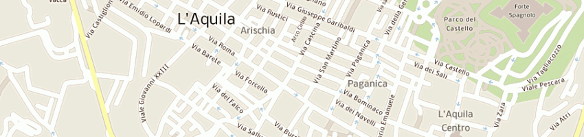Mappa della impresa pezzopane manfredo a L AQUILA