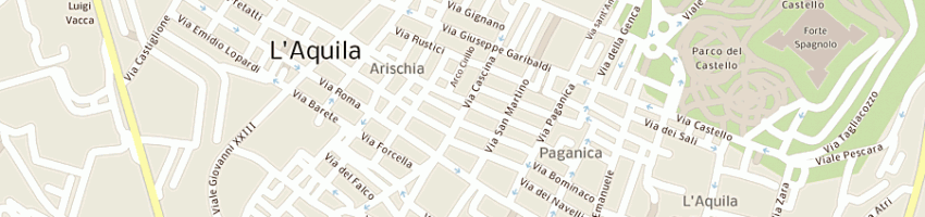 Mappa della impresa foresta alfonso a L AQUILA