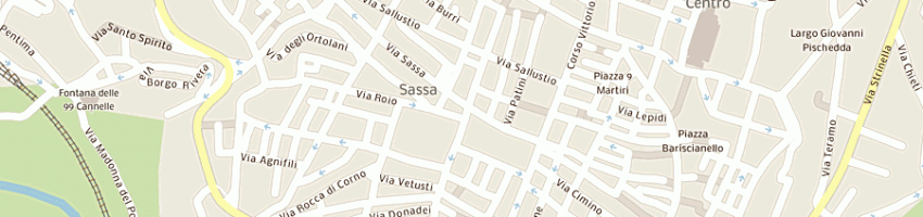 Mappa della impresa irti walter sas di carla irti a L AQUILA
